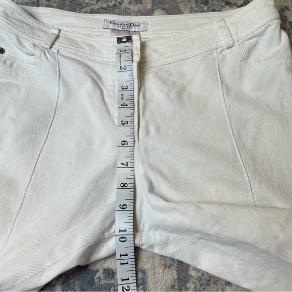 Dior White Pants Cropped (see measurements) - Picture 6 of 6